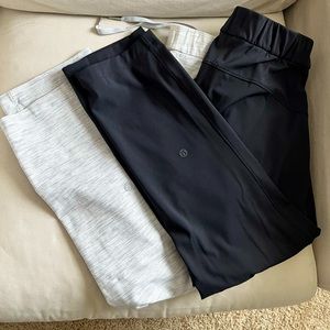 2 Lululemon stretch 7/8 midrise pants